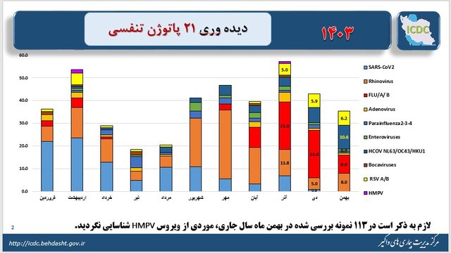 «ویروس‌های خانواده کرونا»؛ پیشتاز ویروس‌های تنفسی در گردش