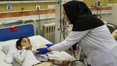 معاون پرستاری وزارت بهداشت از کودکان مجروح جنگ اخیر عیادت کرد