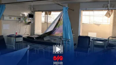 لحظه حمله به نزدیکی بیمارستان سوانح سوختگی شهید مطهری در جنگ رمضان